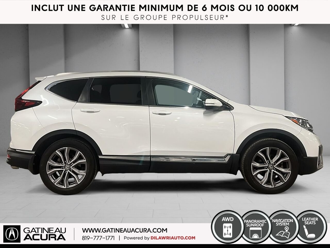 Honda CR-V Touring AWD 2020 Blanc Ottawa & Gatineau - photo #13