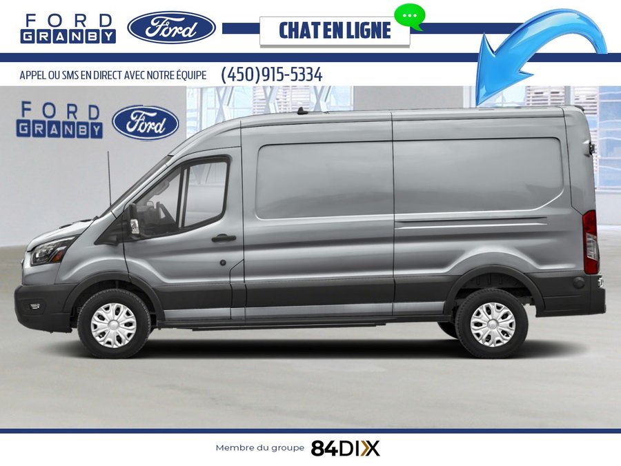 2025 Ford E-Transit Cargo Van Ingot Silver Metallic