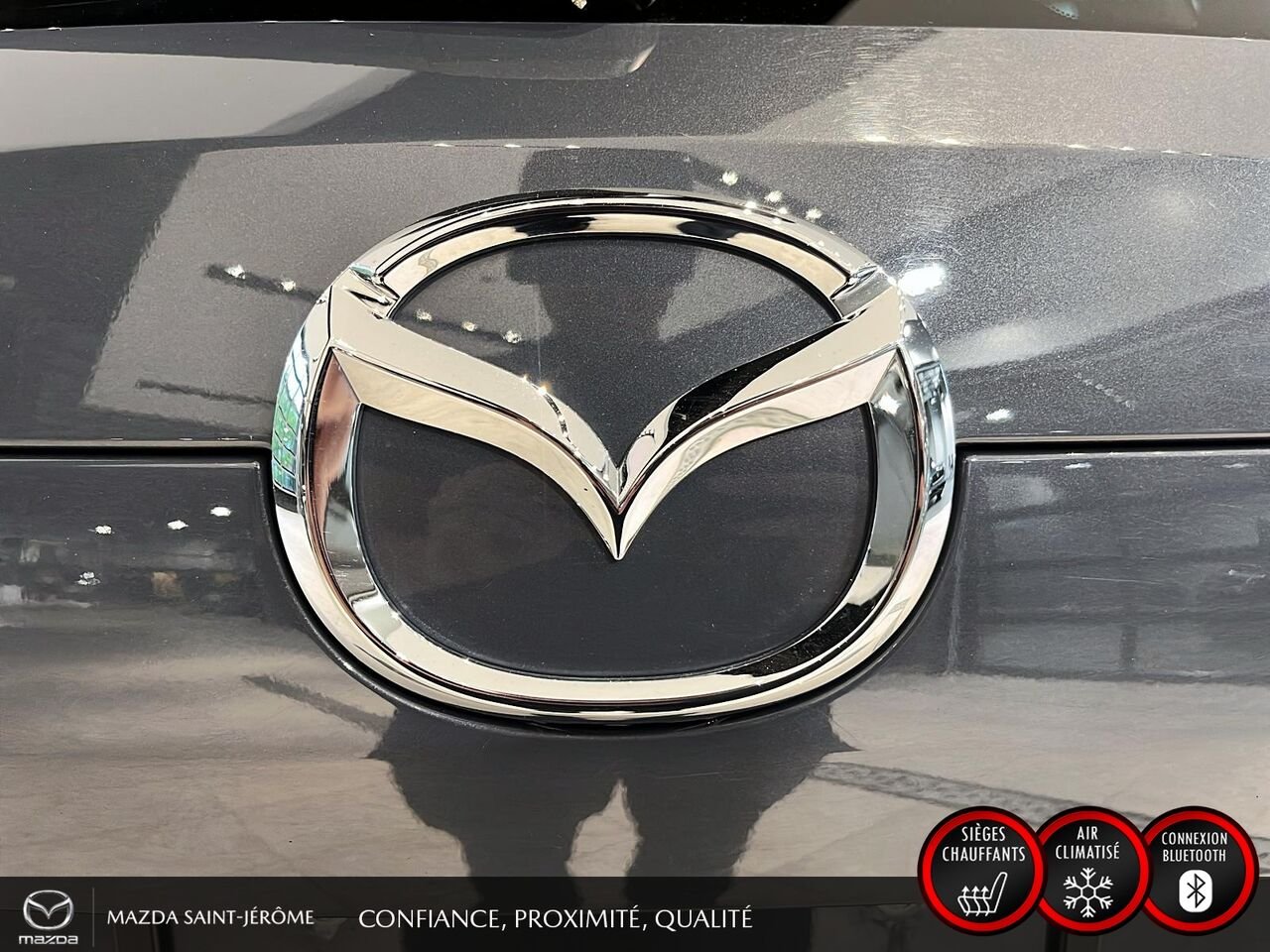 2025 Mazda CX-5 GS | AWD | SIMILICUIR SPORT | VOLANT CHAUFFANT | HAYON ÉLECTRIQUE Grey Saint-Jérôme - photo #7