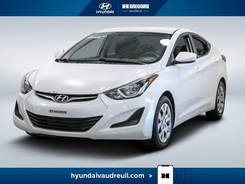2016 Hyundai Elantra White Laval - photo #4