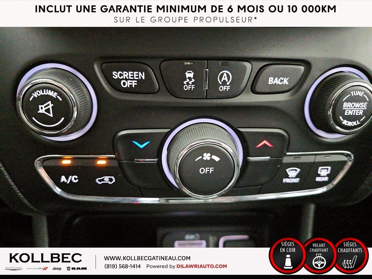 JEEP CHEROKEE Trailhawk 4x4 2018 Bleu Ottawa & Gatineau - photo #6