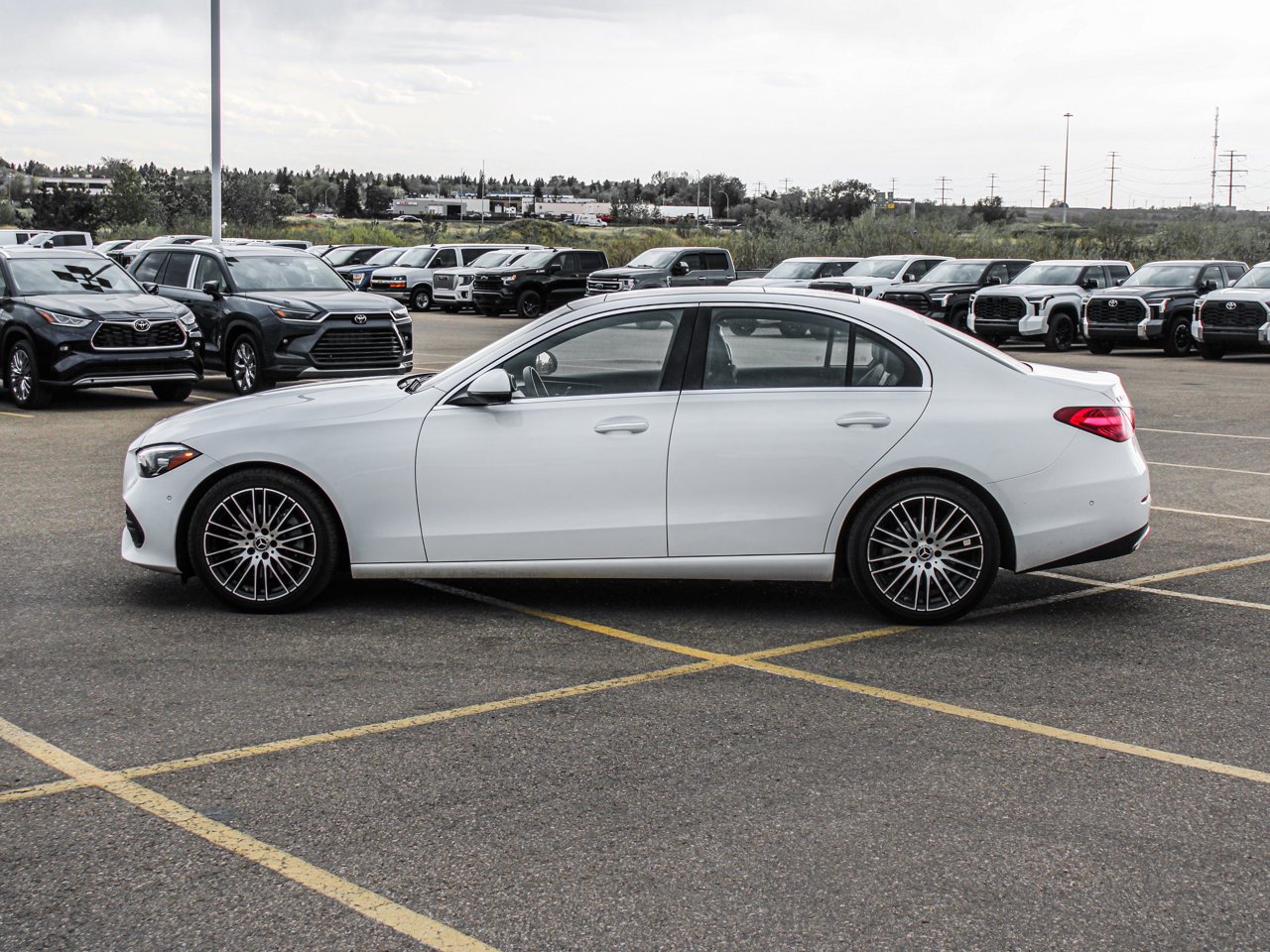 2024 Mercedes-Benz C-Class C 300 4MATIC Sedan White Sherwood Park - photo #4