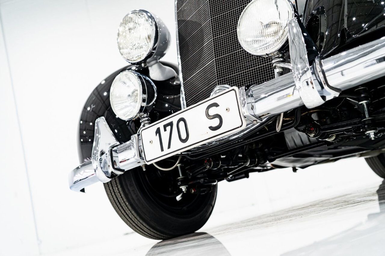 1950 Mercedes-Benz 170S Cabriolet B Wonderfully Presented Old Restoration Grey Montreal - photo #47