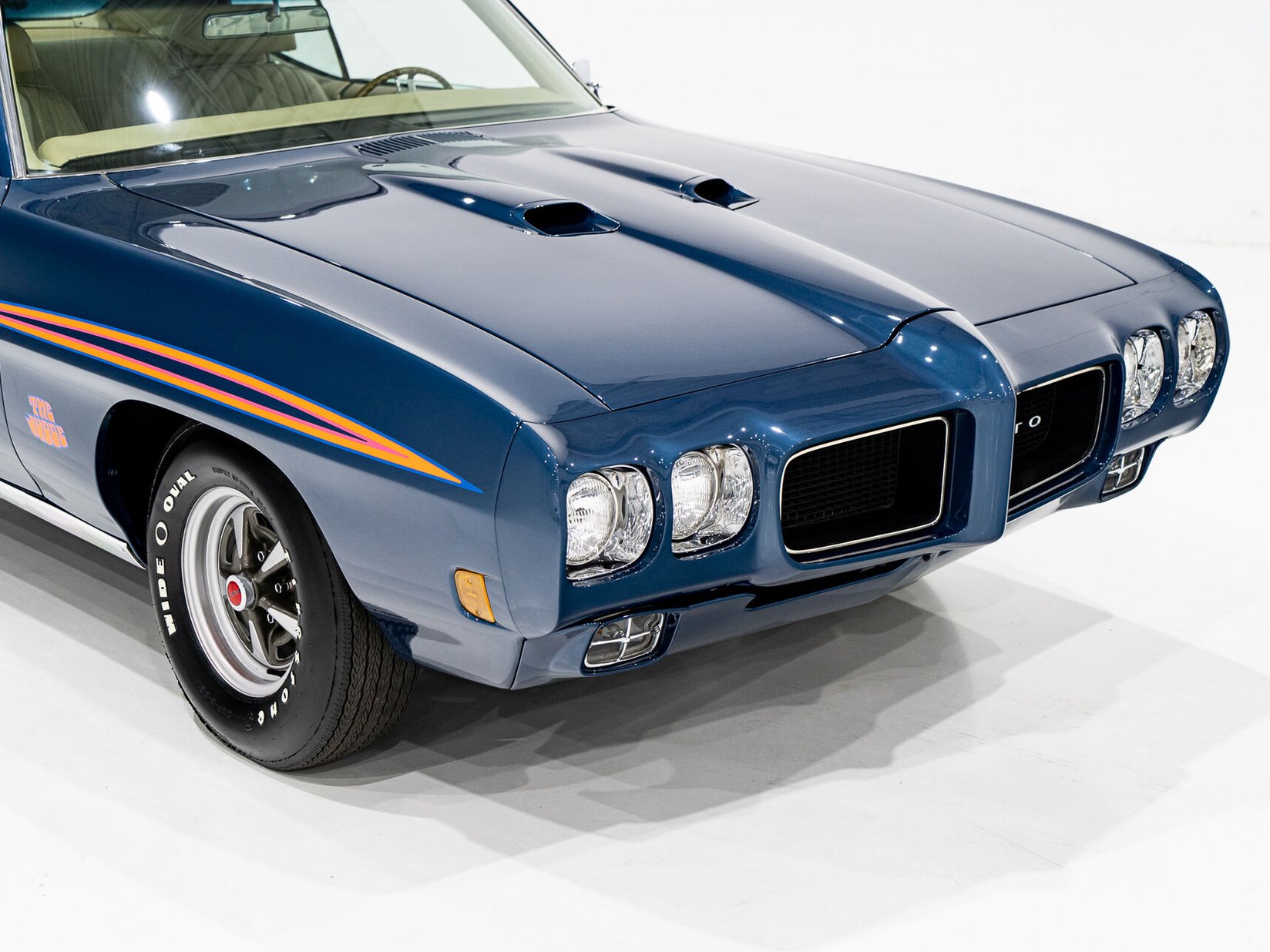 1970 Pontiac GTO The Judge Matching# Ram Air III 4-speed **PRIX EN USD** Blue Montreal - photo #33