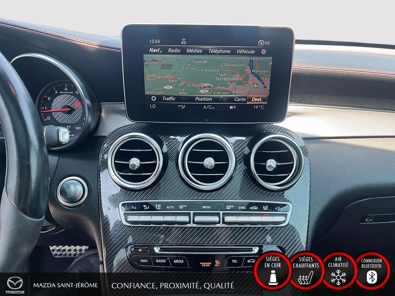 2019 Mercedes-Benz GLC White Ste-Agathe des Monts - photo #23