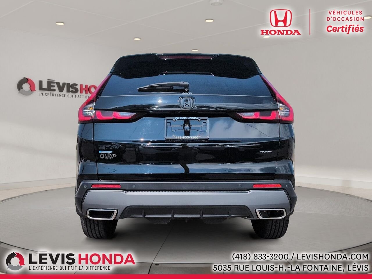 Honda CR-V Touring Hybride AWD Touring Traction Intégrale 2025 Noir Lévis - photo #10