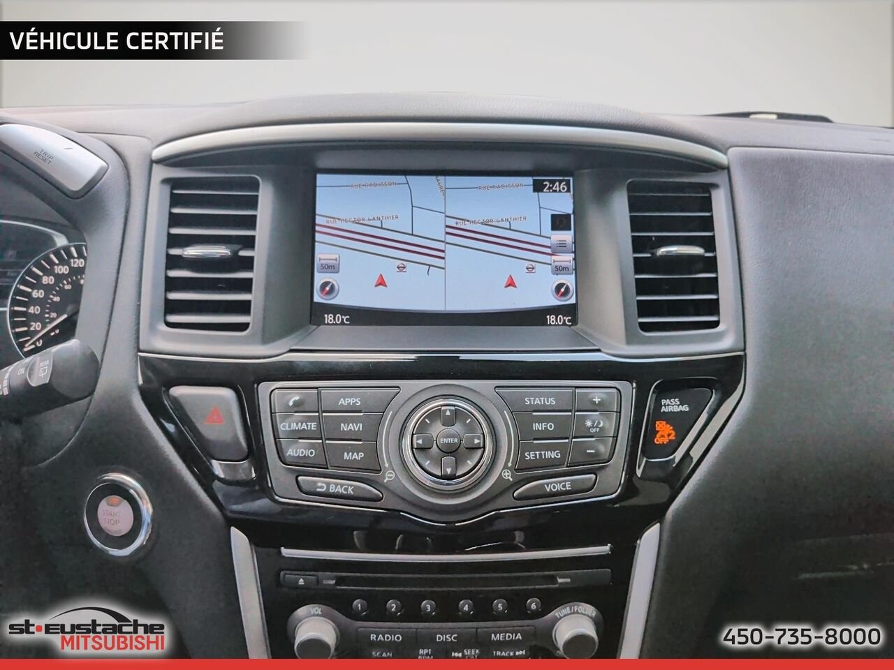 Nissan Pathfinder 2018 Gris Saint-Eustache - photo #6