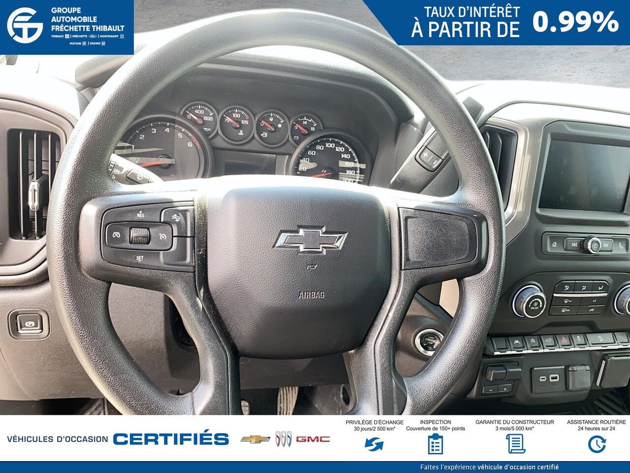 CHEVROLET SILVERADO Custom Trail Boss cabine multiplace 4RM 157 po 2025 Gris Montmagny - photo #10