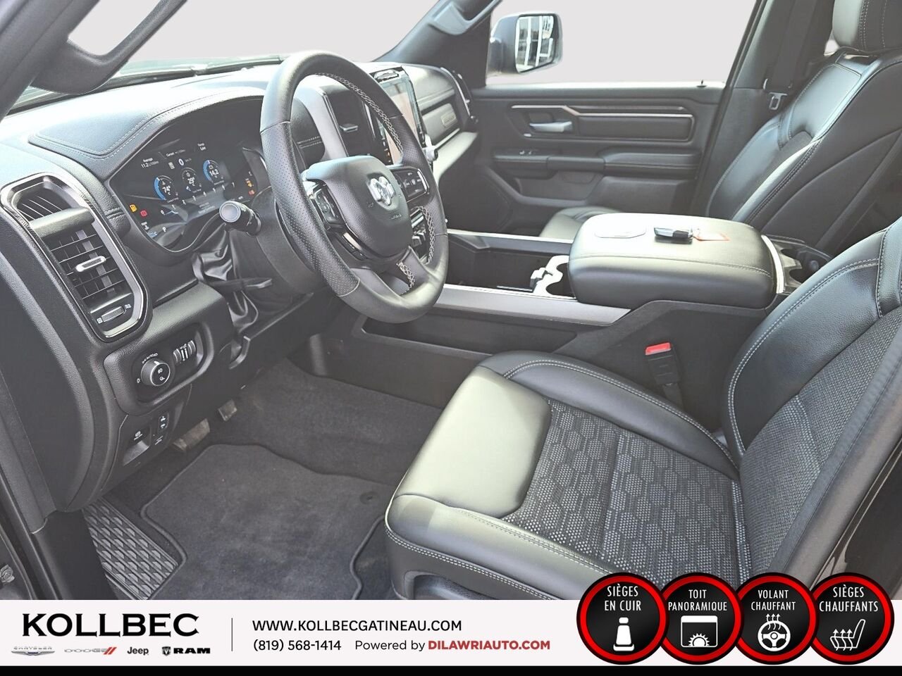 RAM 1500 SPORT Sport Crewcab 4x4 2025 Noir Ottawa & Gatineau - photo #25