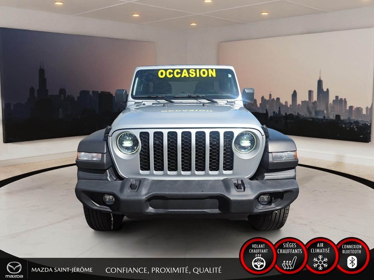 Jeep Wrangler Sport S 4 portes | 2 TOITS | AUTOMATIQUE 2024 Gris Saint-Jérôme - photo #2