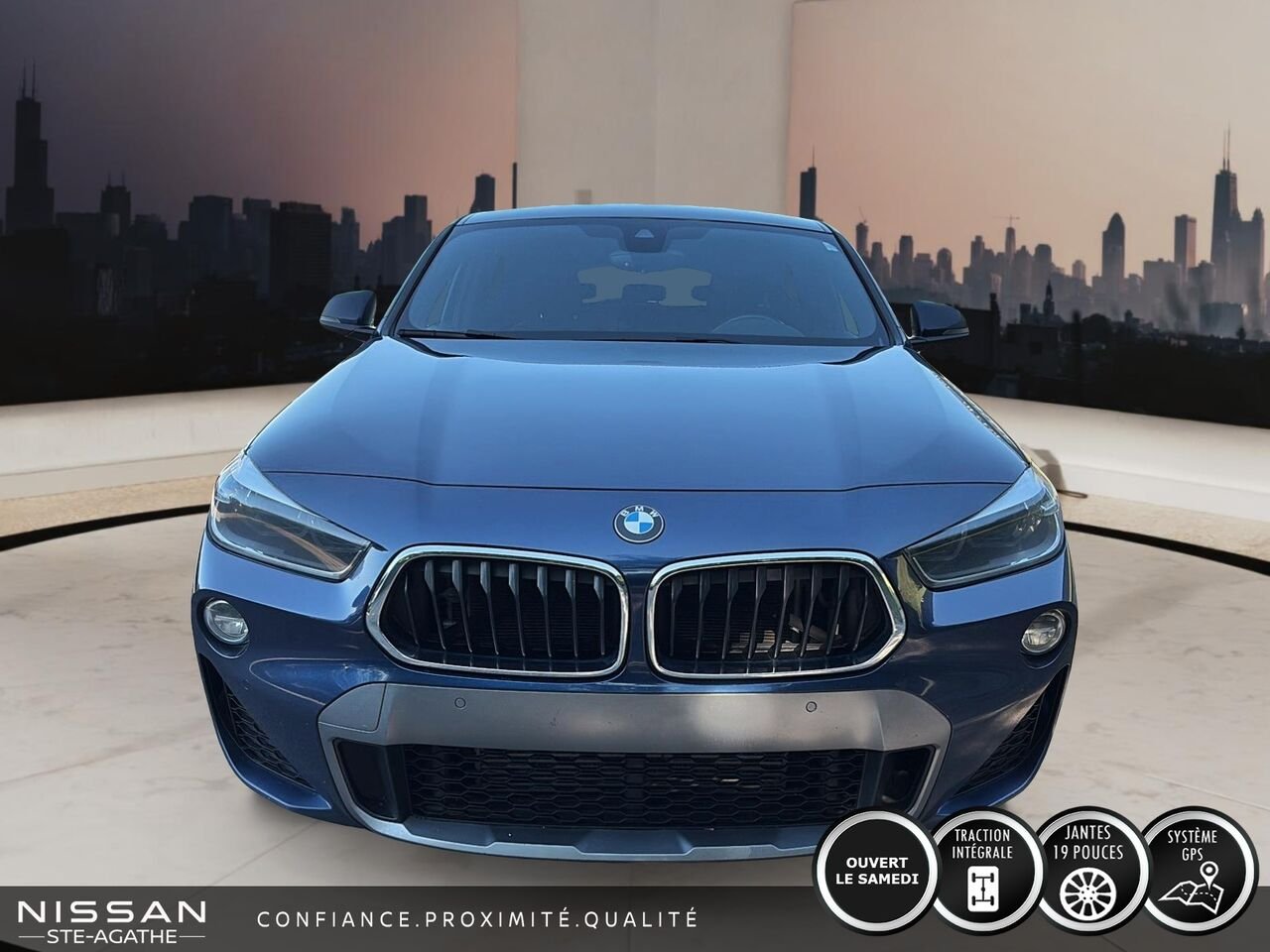 BMW X2 xDrive28i coupé pour activités sportives/CUIR| TOIT| CARPLAY 2020 Bleu Saint-Jérôme - photo #1