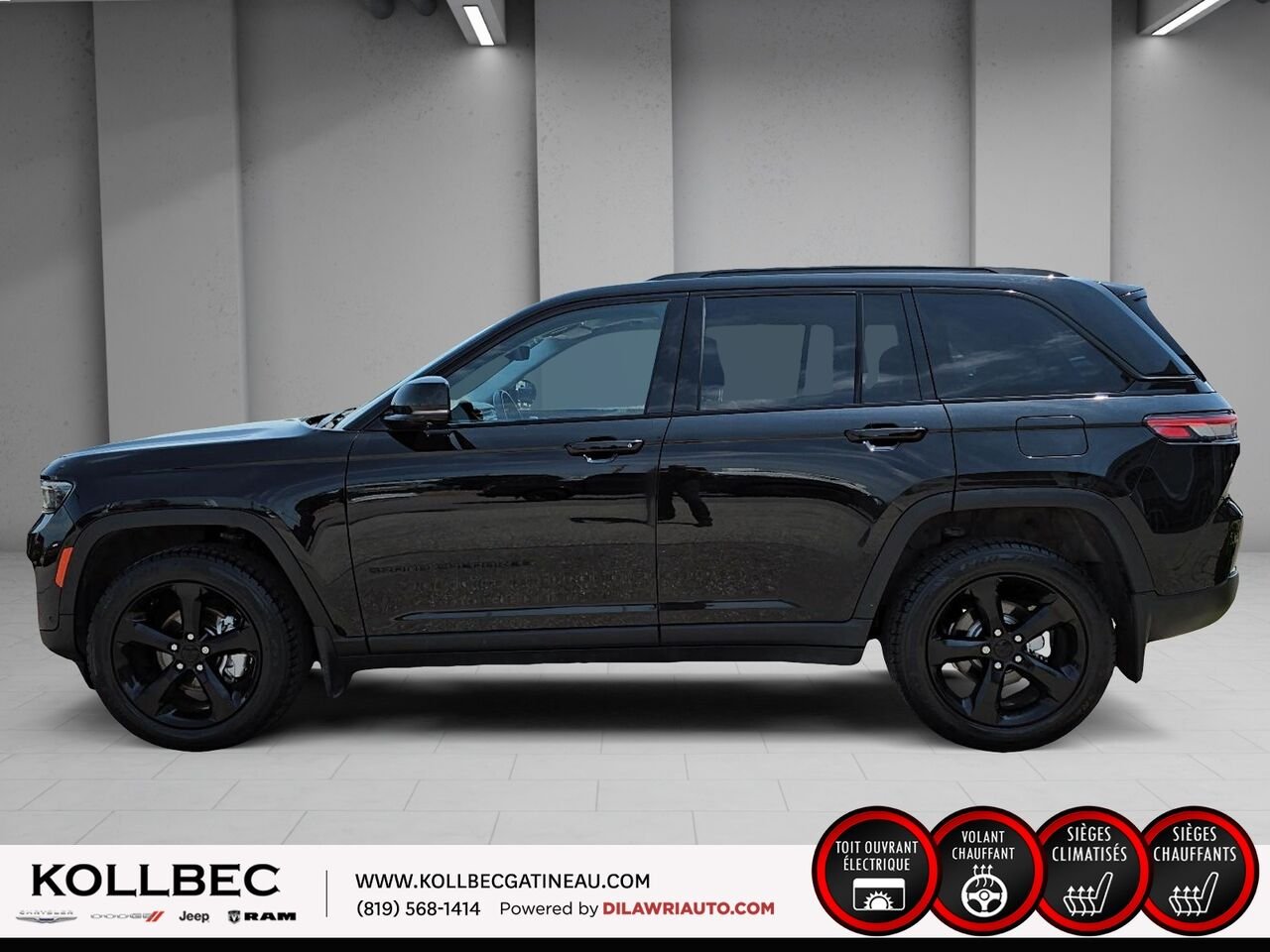JEEP GRAND CHEROKEE Limited 4x4 2023 Noir Ottawa & Gatineau - photo #17
