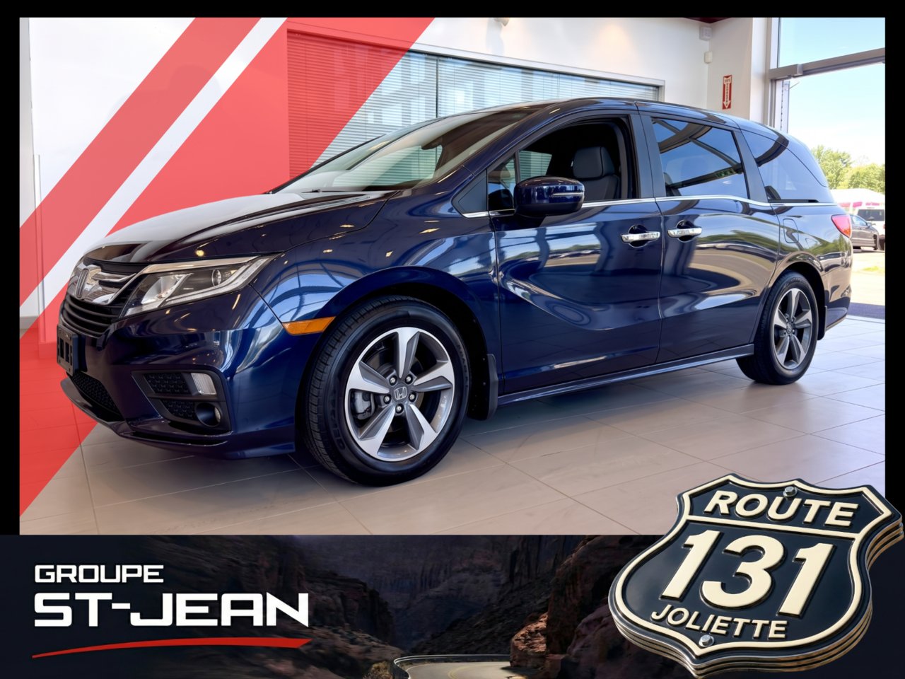 2018 Honda Odyssey Blue Notre-Dame-des-Prairies - photo #0