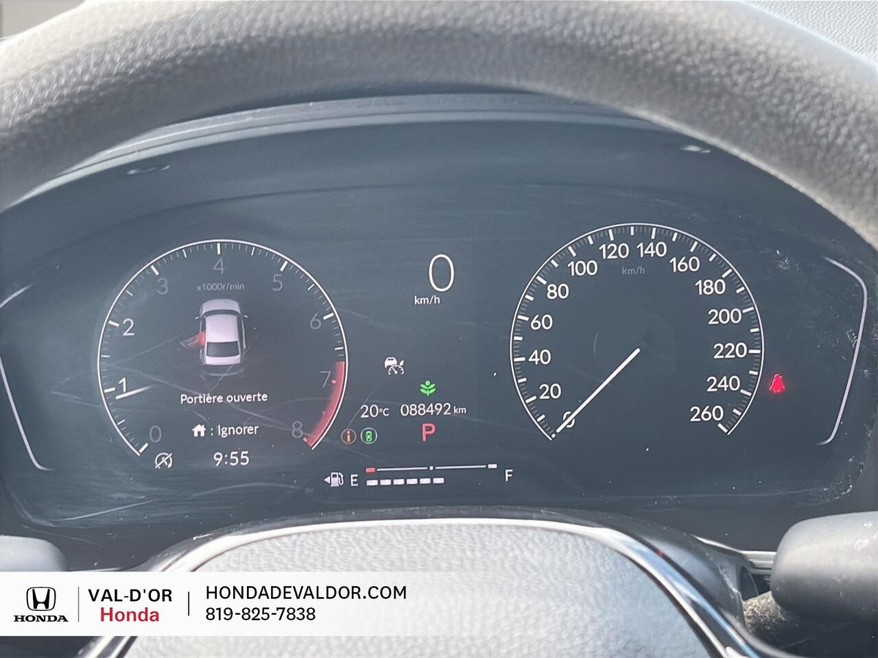 Honda Civic Berline LX CVT 2022 Noir Val-d'Or - photo #8