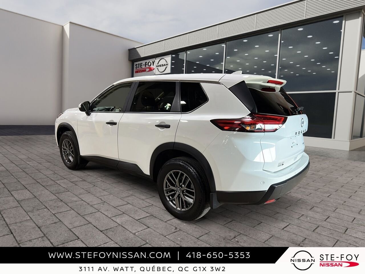 Nissan ROGUE S TRACTION INTEGRALE 2024 Blanc Ste-Foy - photo #3