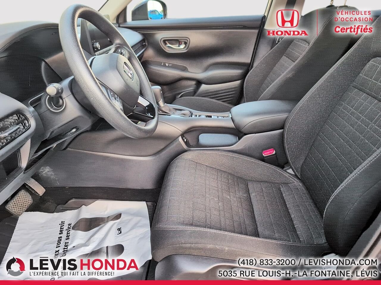 Honda HR-V LX AWD LX Traction Intégrale CVT 2023 Noir Lévis - photo #16