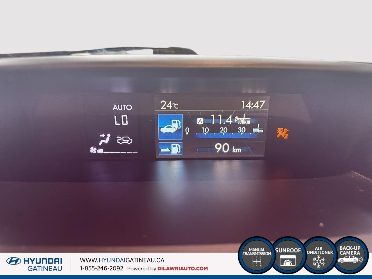 Subaru Impreza Voiture à hayon, 5 portes, boîte manuelle *** bas millage , AWD *** 2015 Blanc Ottawa & Gatineau - photo #20