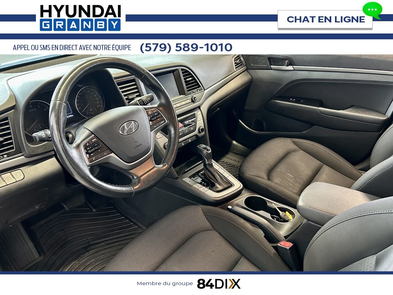 Hyundai Elantra 2018 Bleu Granby - photo #8