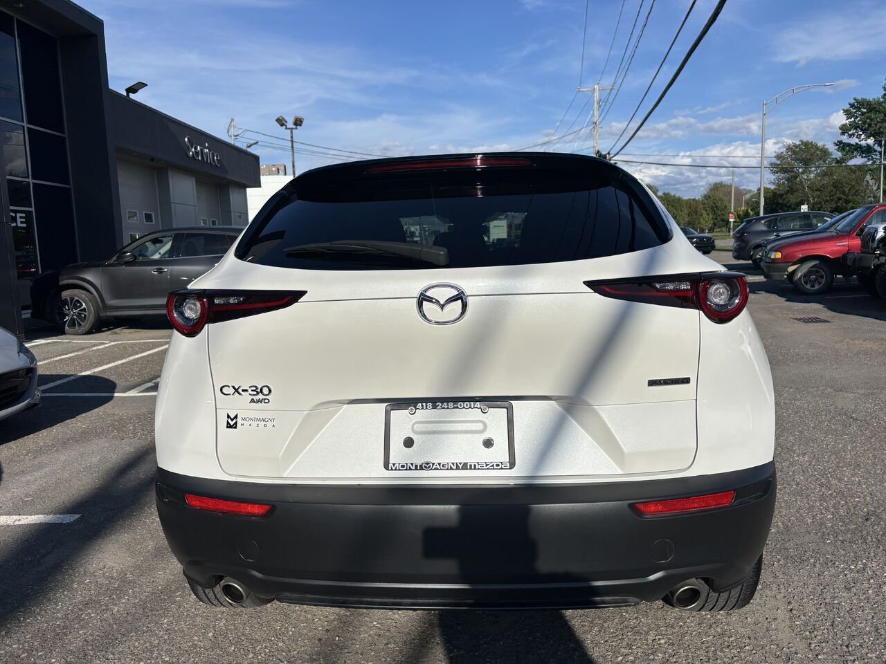 2025 Mazda CX-30 GS TI White Montmagny - photo #5