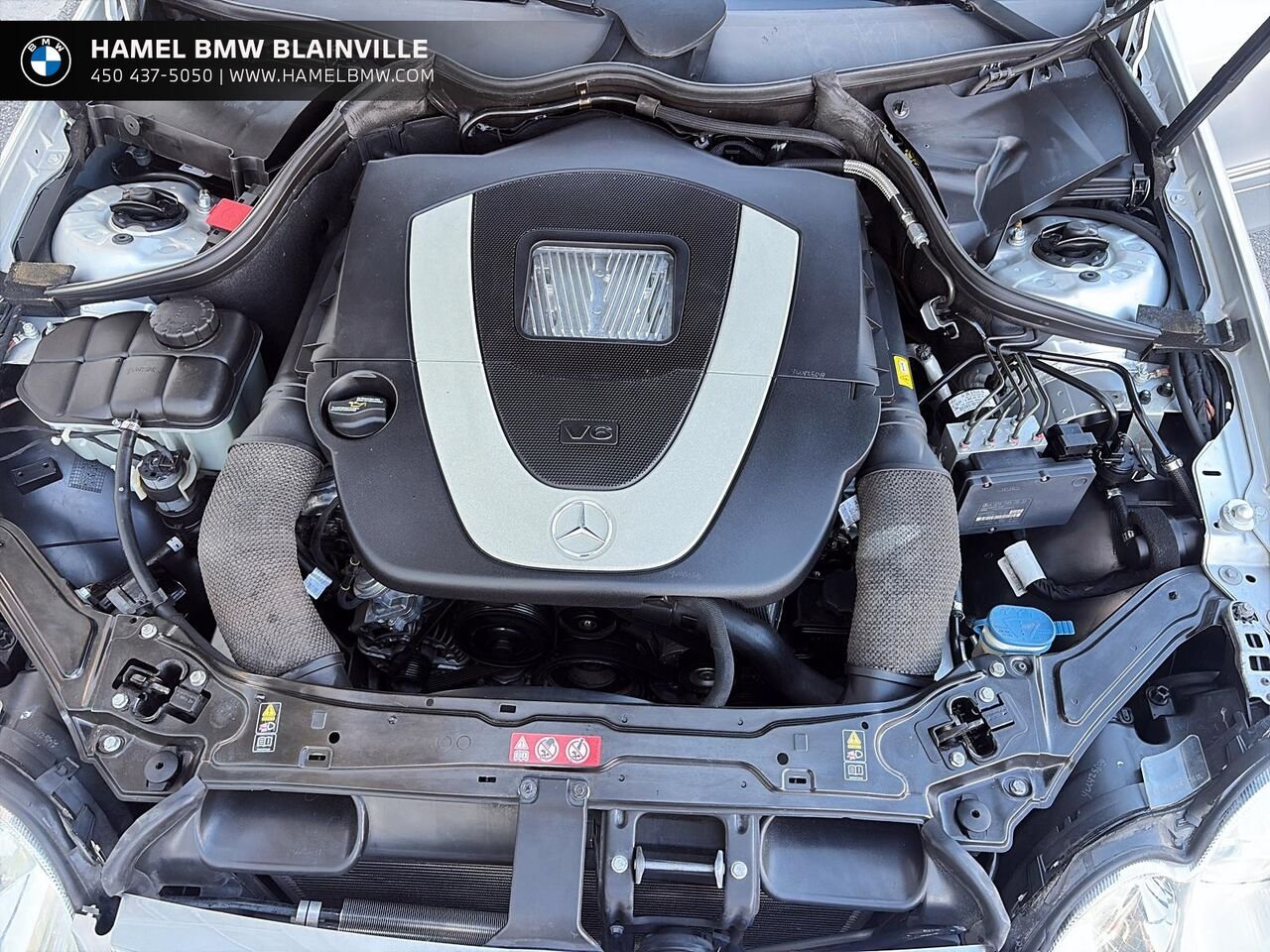 2007 Mercedes-Benz Classe-CLK 2 portes Cabriolet, 3,5 L Silver Blainville - photo #10