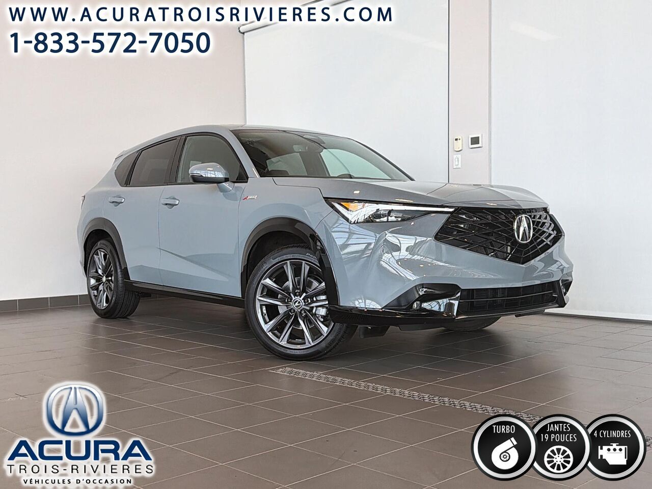 Gray 2025 Acura ADX SUV / Crossover All-Wheel Drive Automatic