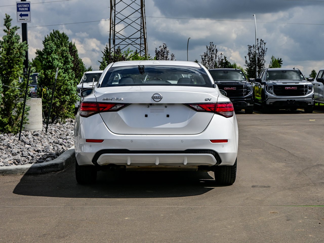 2024 Nissan Sentra SV CVT White Sherwood Park - photo #11