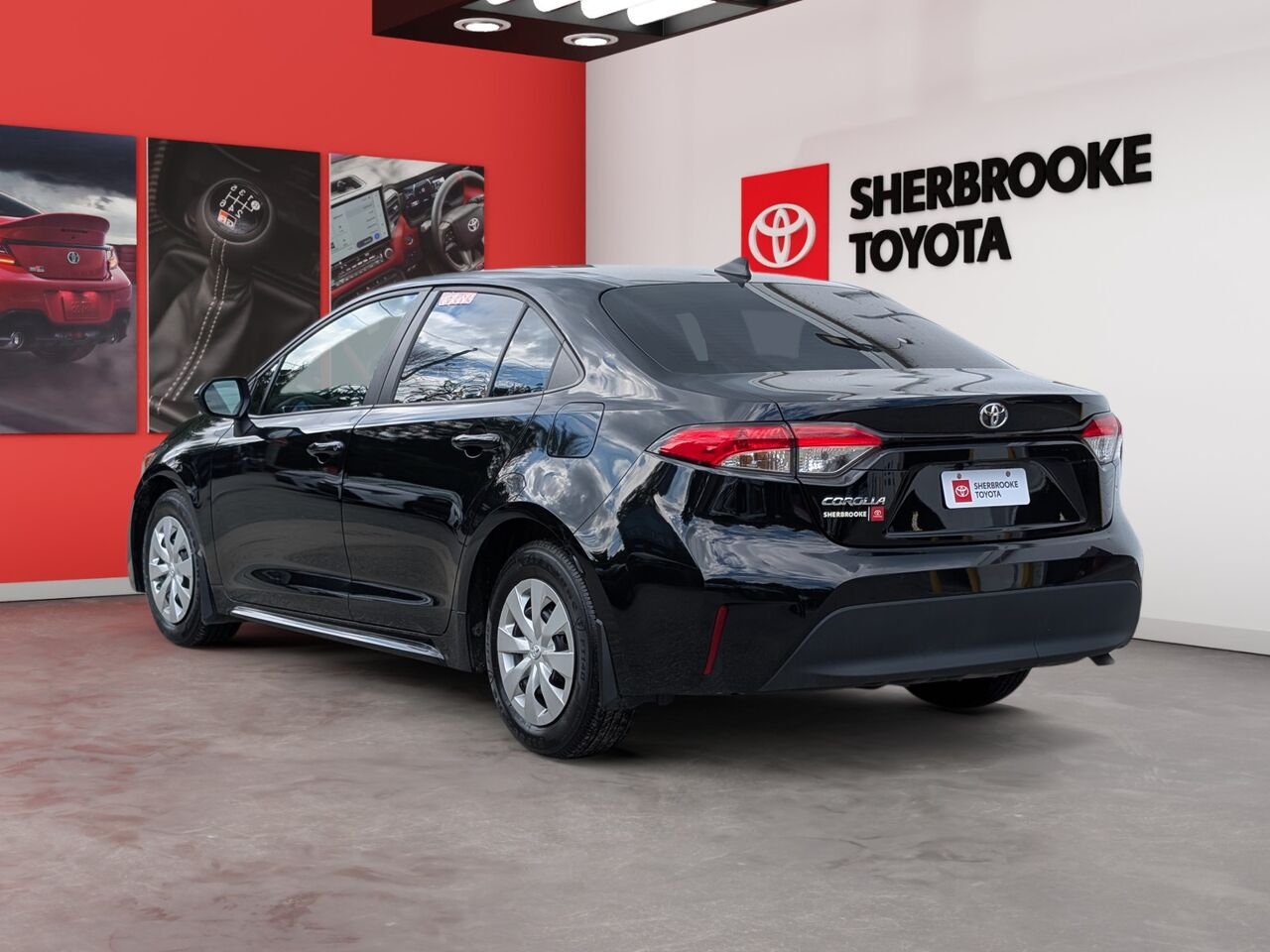 Toyota Corolla L/AC/CAMÉRA DE RECUL/COMMANDES AUDIO AU VOLANT/BLUETOOTH 2024 Noir minuit métallisé Sherbrooke - photo #4
