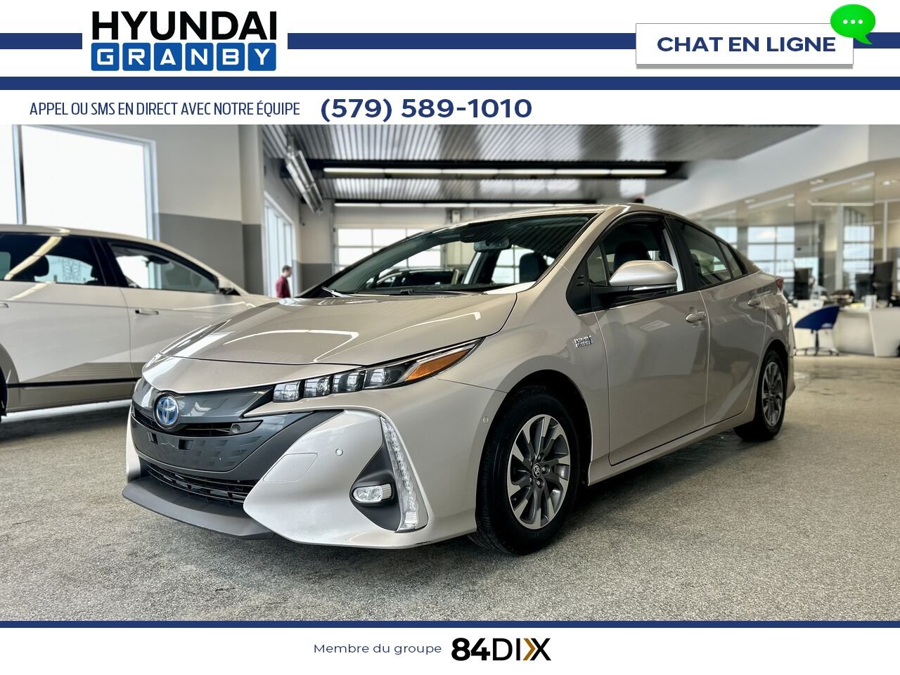 TOYOTA Prius Prime 2021 Gris Granby - photo #3