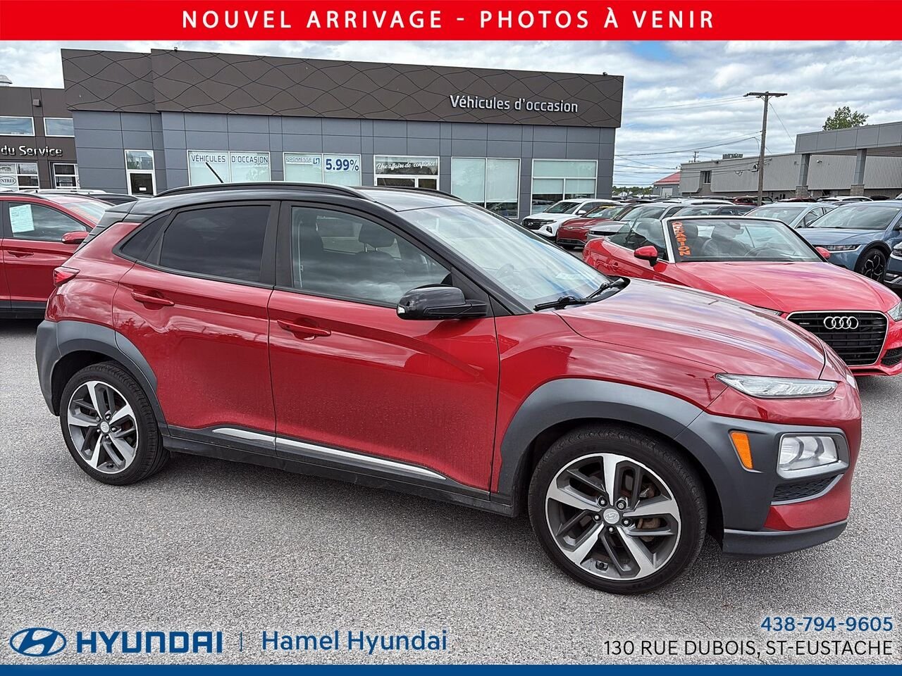 2019 Hyundai Kona Red Saint-Eustache - photo #0