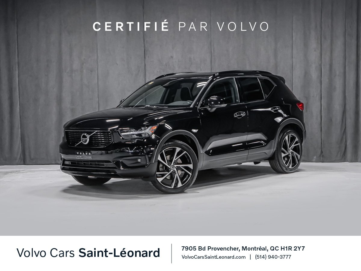 Volvo XC40 R-DESIGN 2022 Noir Montréal - photo #0