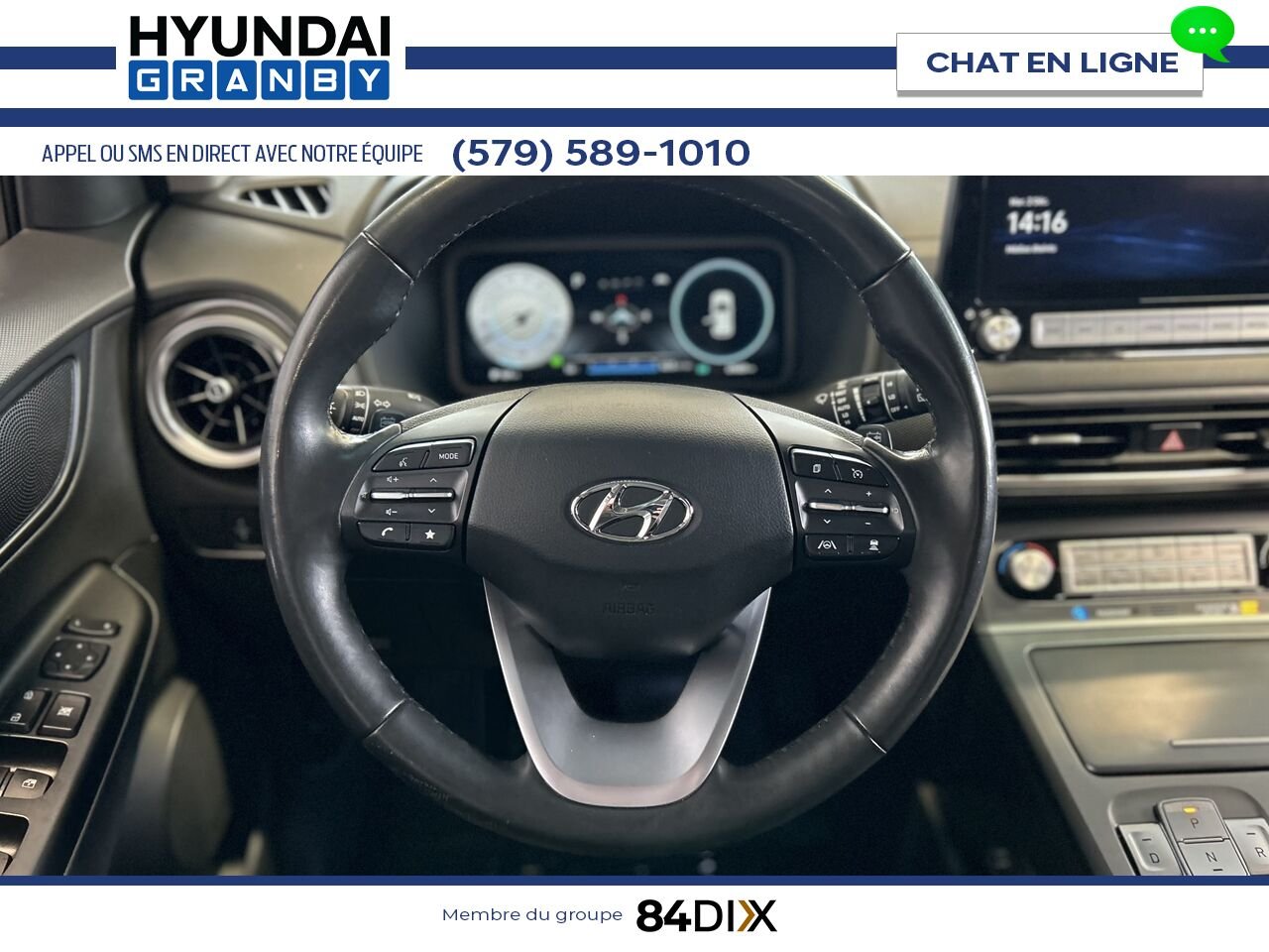 Hyundai Kona électrique 2023 Gris Granby - photo #16