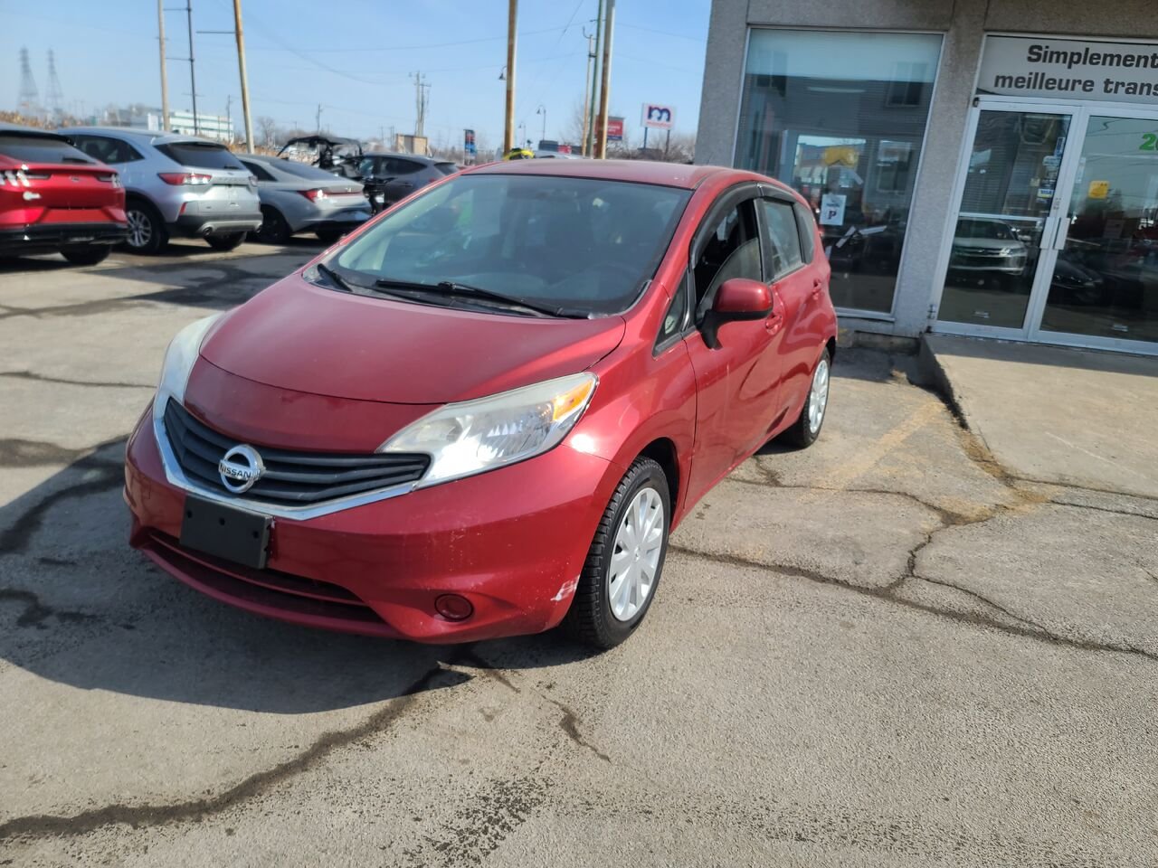 Nissan Versa Note 2014 Rouge Longueuil, - photo #1