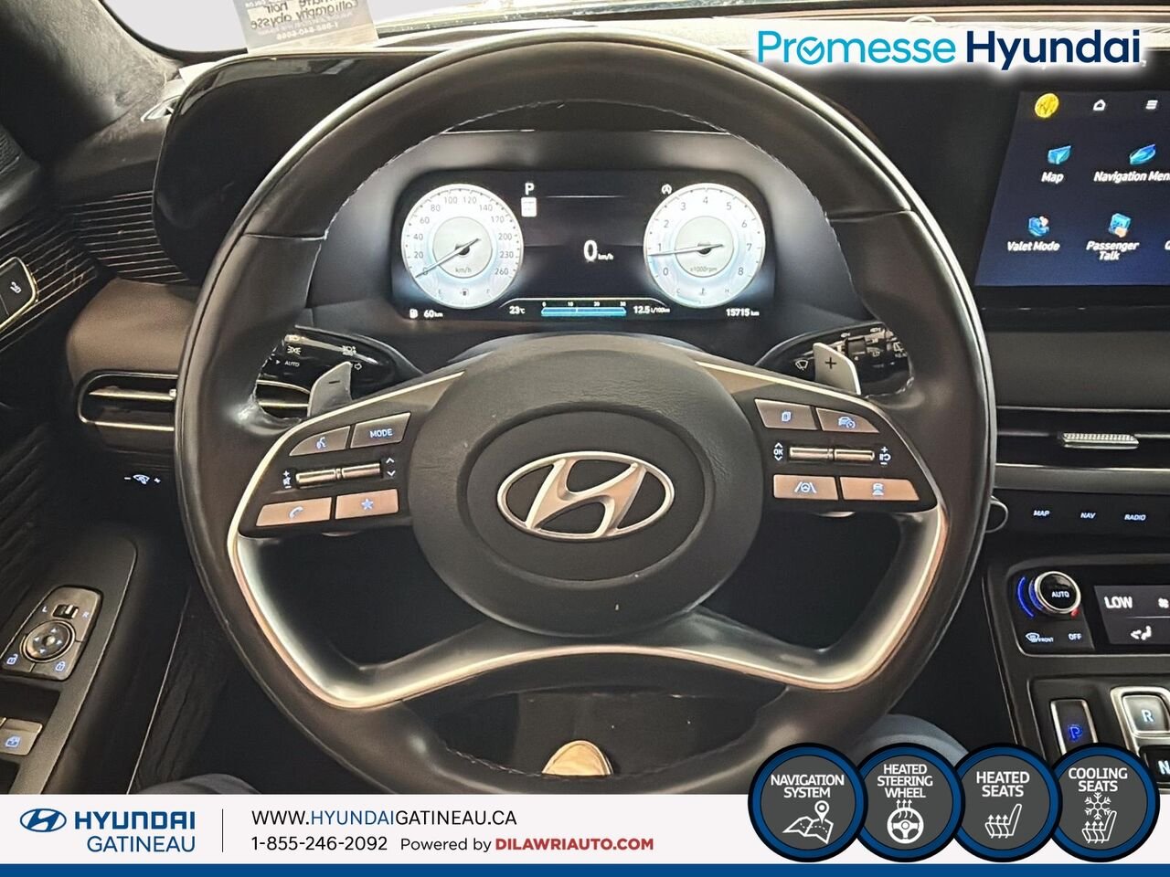 2025 Hyundai Palisade Ultimate Calligraphy *** BLACK EDITION , toute equipe , bas millage *** Black Ottawa & Gatineau - photo #11