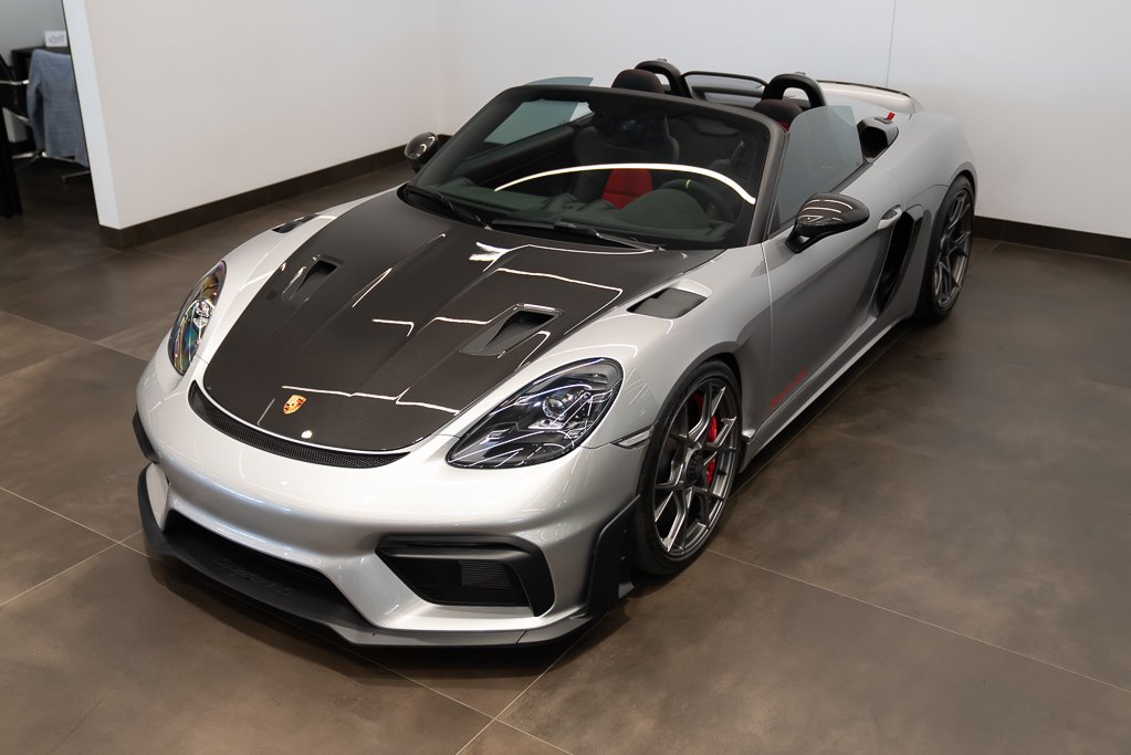 Porsche 718 Spyder RS Roadster Spyder 2024 Argent Kirkland - photo #3