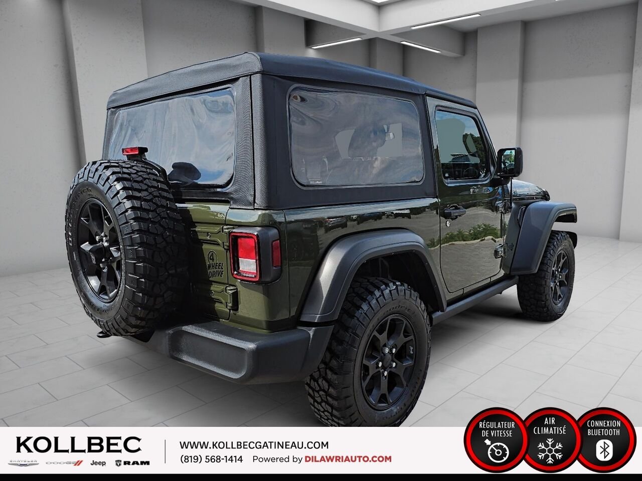 2023 JEEP WRANGLER Willys Sport 4x4 Green Ottawa & Gatineau - photo #13
