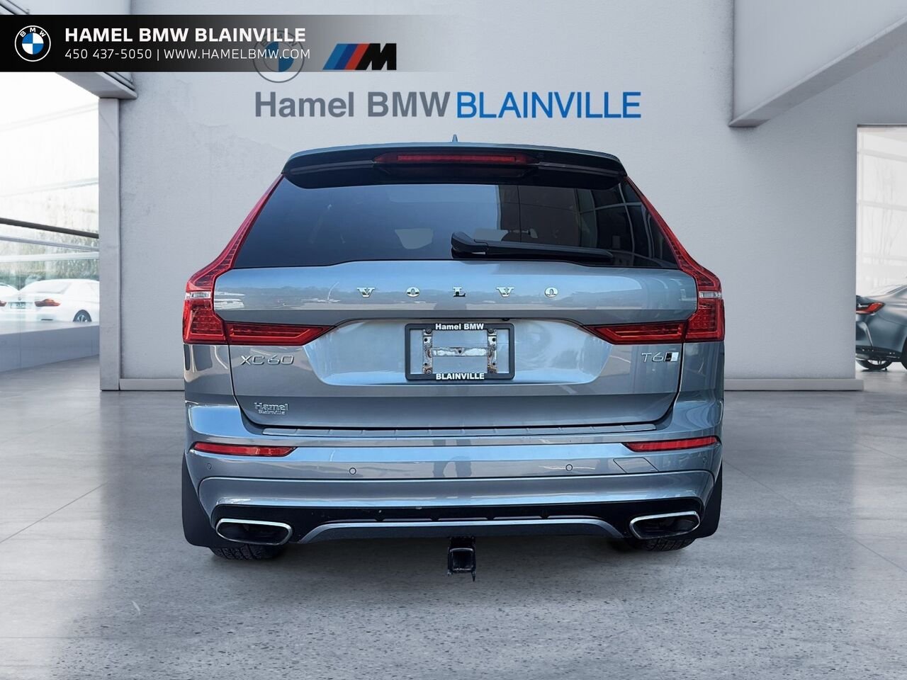 Volvo XC60 T6 R-Design TI 2021 Gris Blainville - photo #2