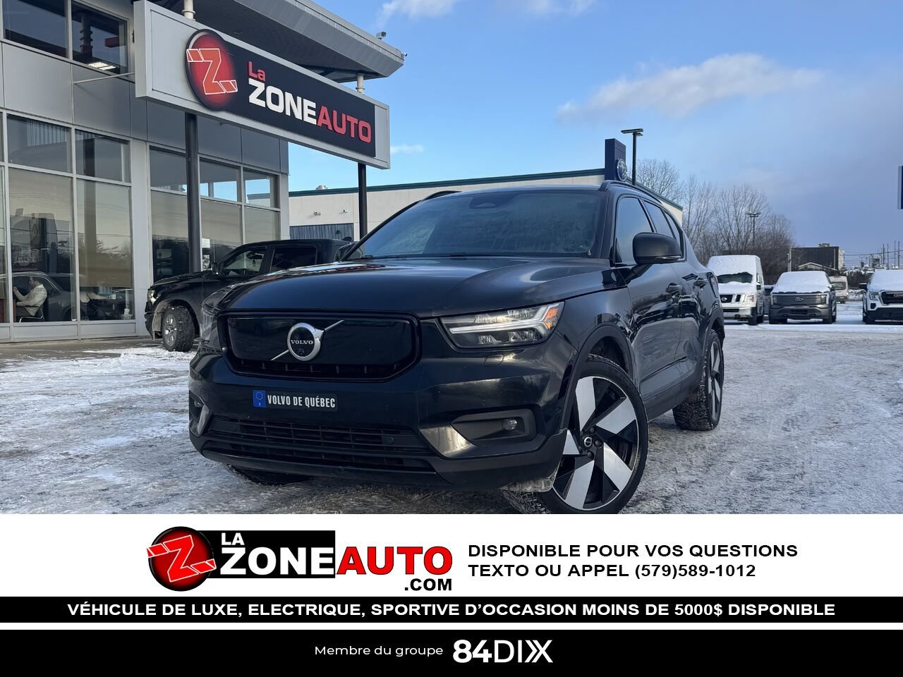 2022 Volvo Recharge XC40 tout électrique Black Granby - photo #0