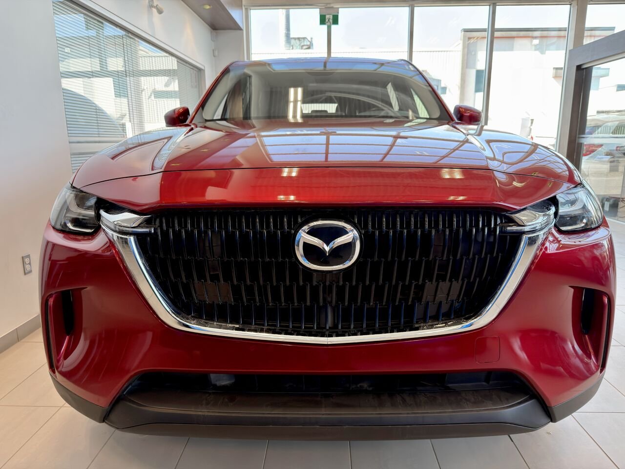 Mazda CX-90 hybride léger 2024 Rouge Notre-Dame-des-Prairies - photo #3