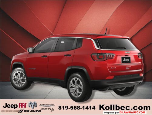 2025 Jeep Compass Sport 4x4 Red Hot Pearl Ottawa & Gatineau - photo #1