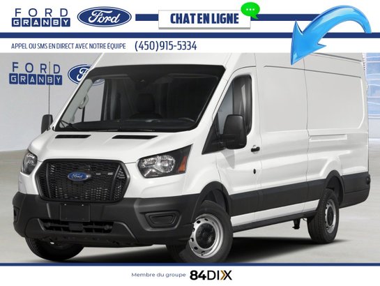 Ford Transit fourgon utilitaire T-350 EL PA toit surélevé 148 po PNBV de 9 500 lb 2025 Blanc Oxford
