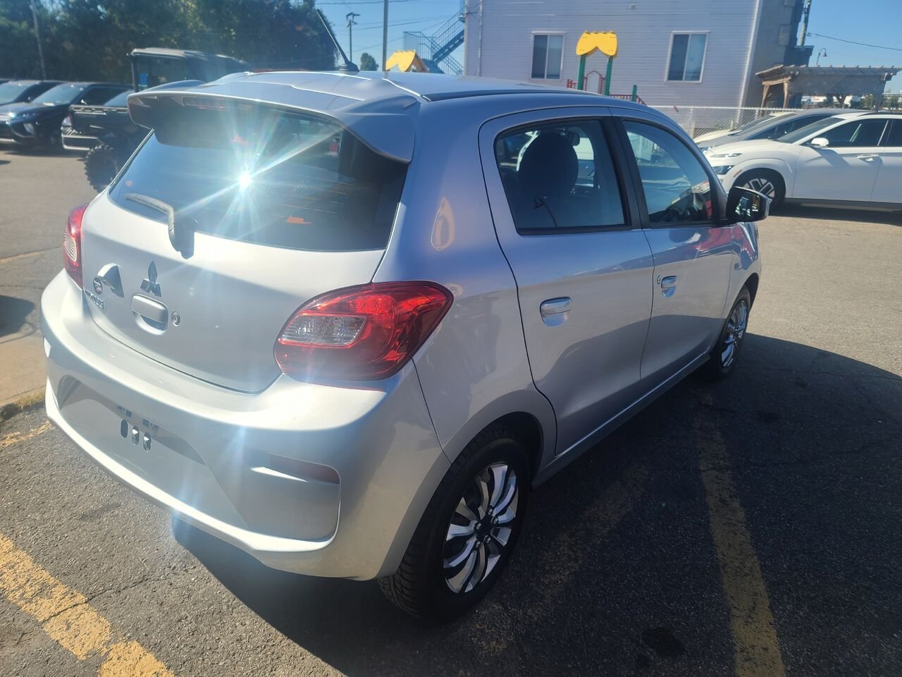 2020 Mitsubishi Mirage Grey  - photo #4