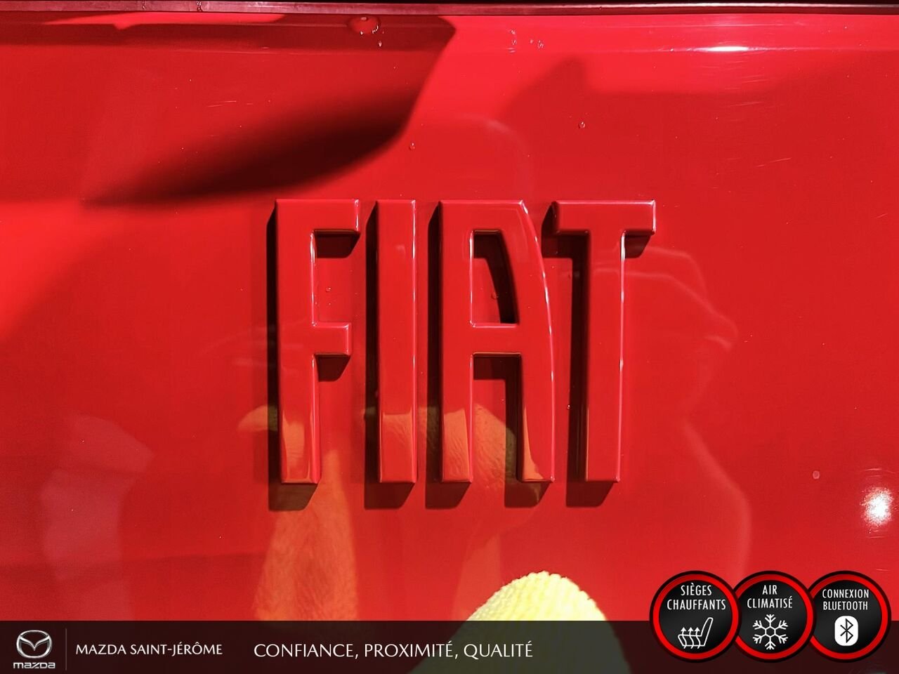 FIAT 500e Édition (RED) | CLEAN CARFAX | 2024 Rouge Saint-Jérôme - photo #7