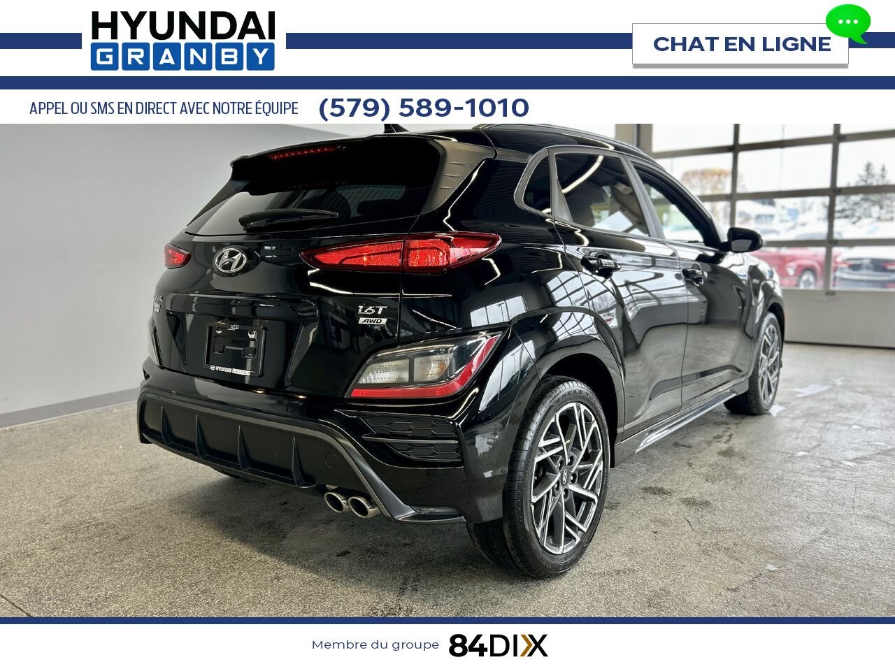 2022 Hyundai Kona Black Granby - photo #7
