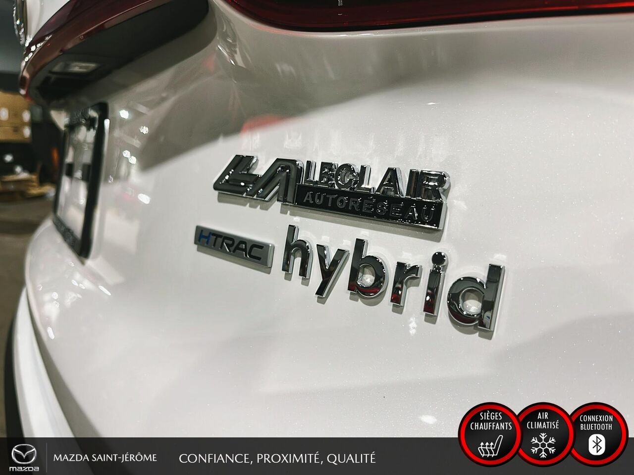 2022 Hyundai Santa Fe Hybrid Preferred Trend hybride | TOIT PANORAMIQUE | CUIR | AWD White Saint-Jérôme - photo #8