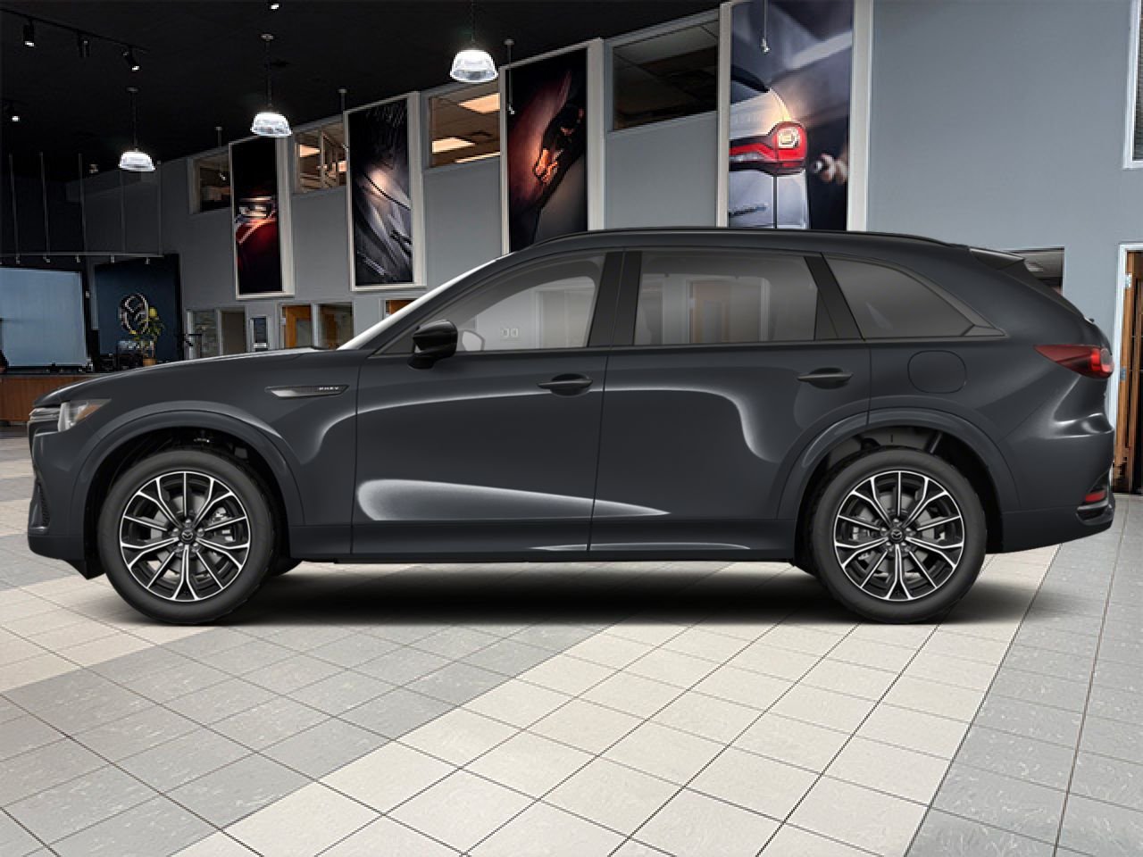 2026 MAZDA CX-70 PHEV Jet Black Mica Notre-Dame-des-Prairies - photo #1