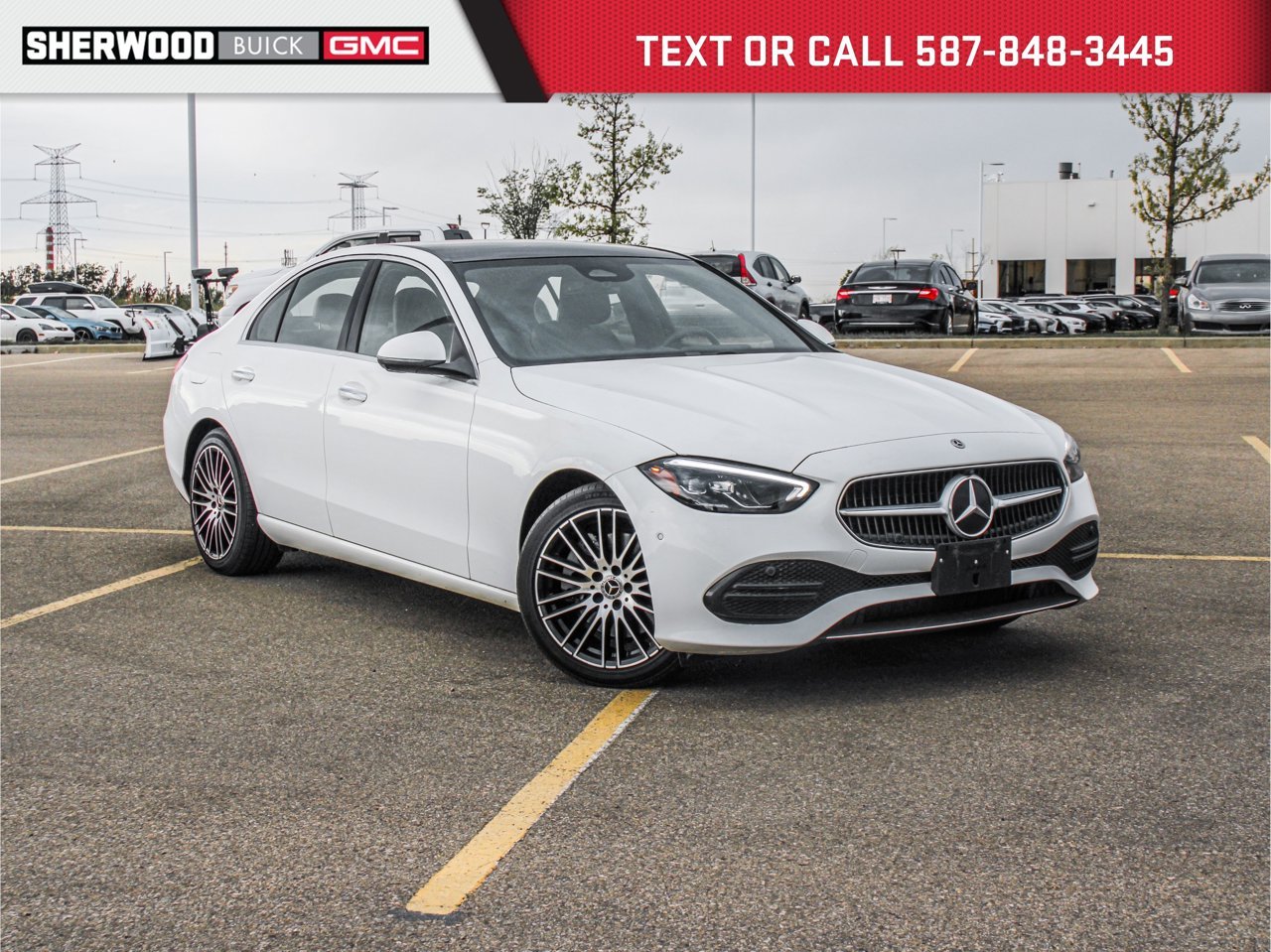 2024 Mercedes-Benz C-Class C 300 4MATIC Sedan White Sherwood Park - photo #0