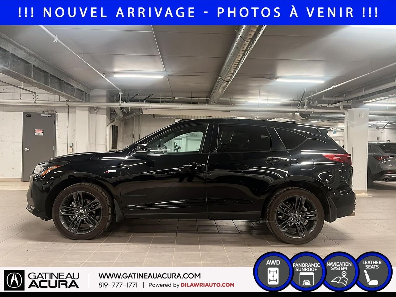 Acura RDX A-Spec SH-AWD 2022 Noir Ottawa & Gatineau - photo #8