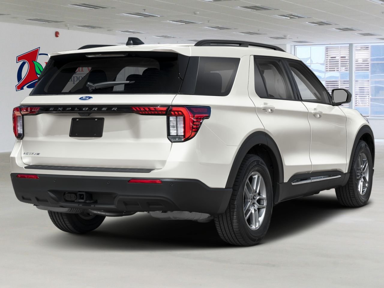 2026 Ford Explorer Star White Metallic Tri-Coat La Sarre - photo #1