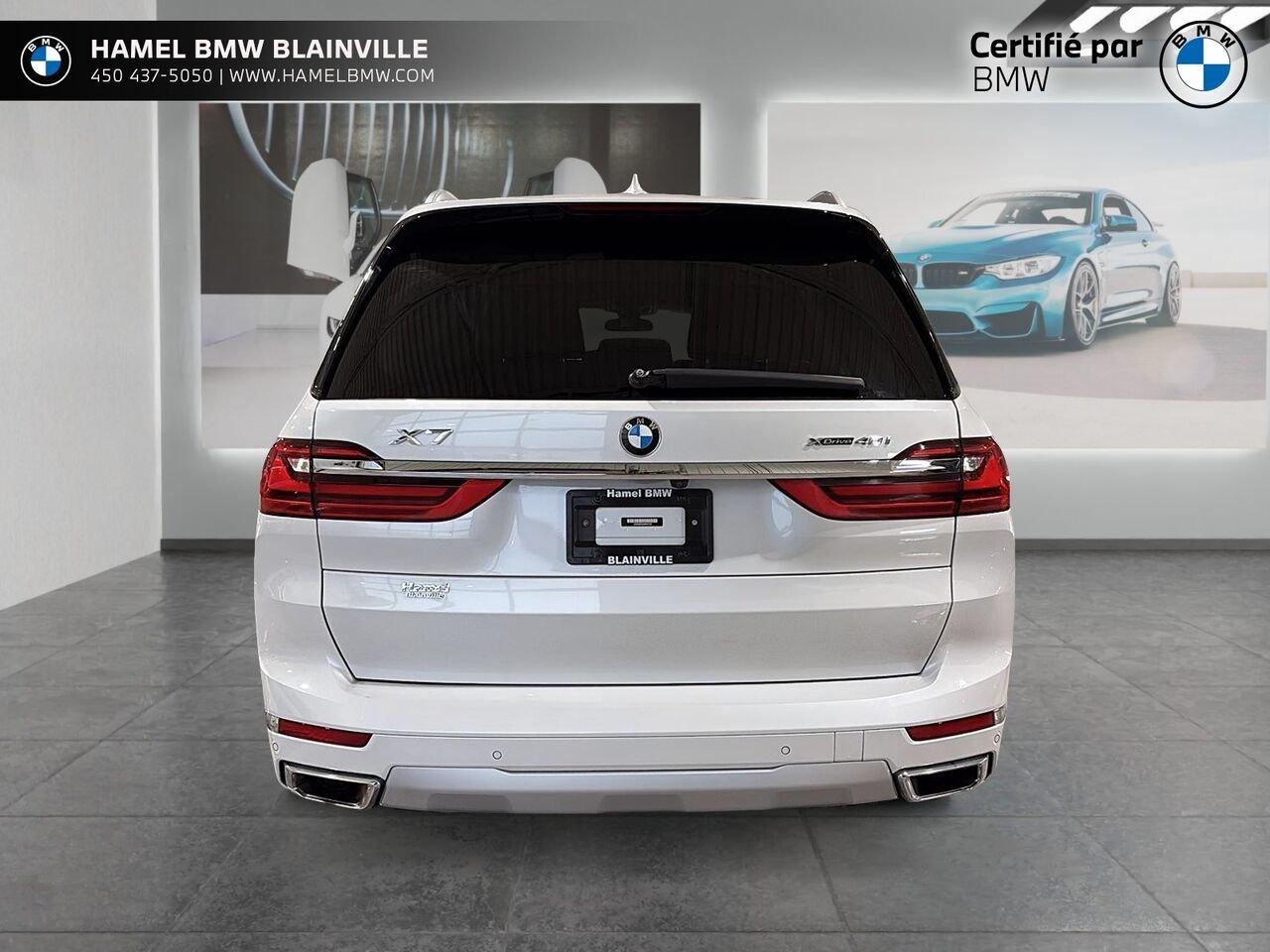 2022 BMW X7 xDrive40i véhicule d'activités sportives White Blainville - photo #2