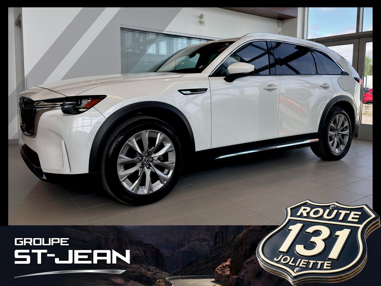 2024 Mazda CX-90 hybride léger White Notre-Dame-des-Prairies - photo #0